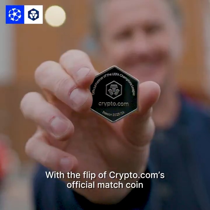 Activation Crypto.com en bord de terrain